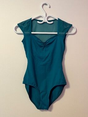 Lulli Dancewear Turquoise Sweetheart Neckline Leotard